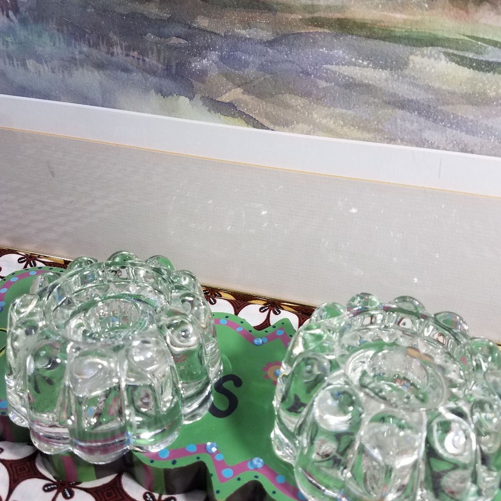 Crystal Candle holder set